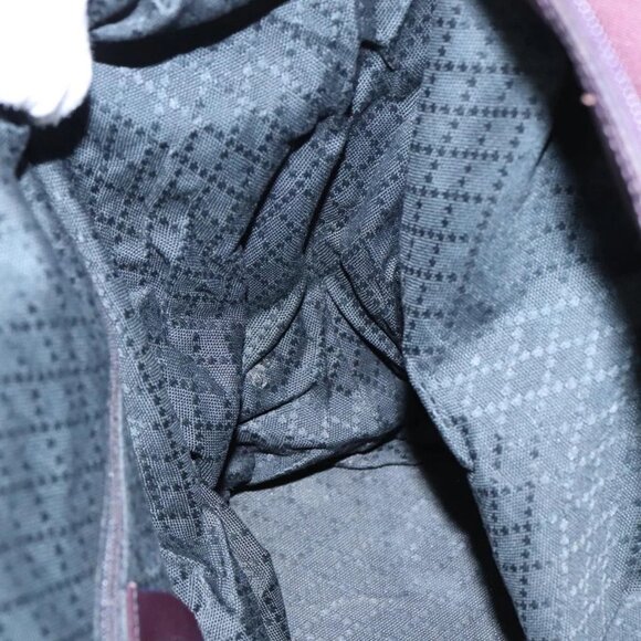 GUCCI Bamboo Hand Bag Nylon Brown Silver 002 2854 0412 5 Auth bs20650 - Picture 11 of 16